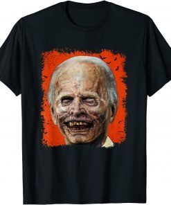 Retro Horror - Halloween Zombie Biden Nightmare 2021 Shirt