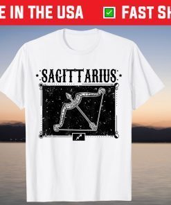 Sagittarius Zodiac Sign Archer Astrology November Birthday T-Shirt