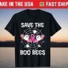 Save The Boobees Boo Bees Breast Cancer Halloween T-Shirt
