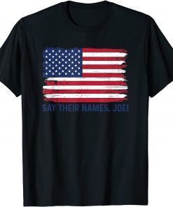 Say Their Names Joe Flag 2021 Shirt
