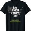 Say their names Joe - names of fallen soldiers 13 heroes 2021 ShirtSay their names Joe - names of fallen soldiers 13 heroes 2021 Shirt