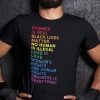 Science Is Real Black Lives Matter Love Is Love Social Justice Issue Us 2021 Shirt