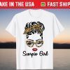 Scorpio Girl Woman Face Leopard Bandana Wink Eye October Shirt