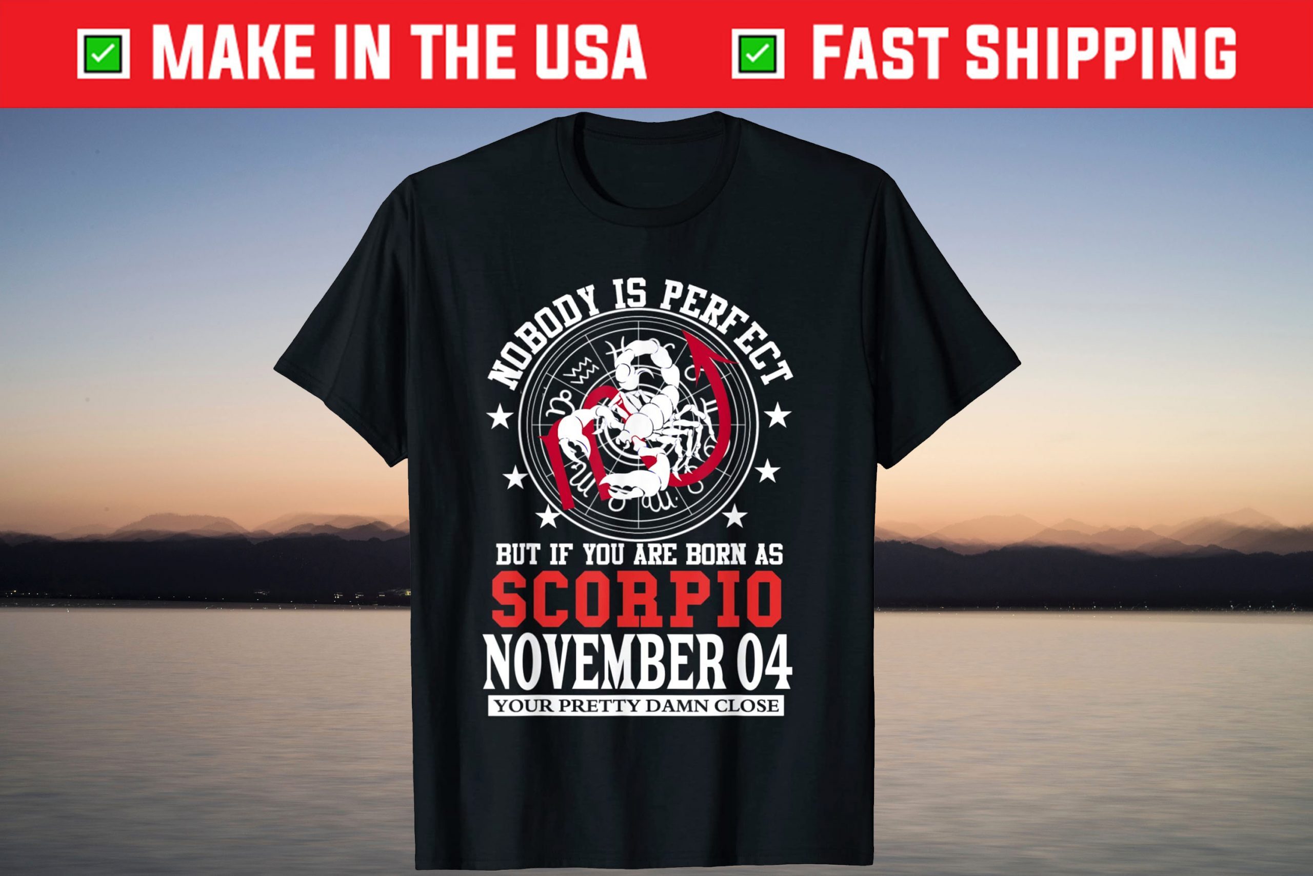 Scorpio Sign November 04 Zodiac Astrology Star Horoscope T-Shirt Scorpio Sign November 04 Zodiac Astrology Star Horoscope Shirt