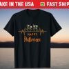 Skeleton Heartbeat Happy Halloween Doctor Or Nurse Shirt