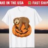 Sloth Pumpkin Halloween Sloth Themed Halloween Lovers T-Shirt
