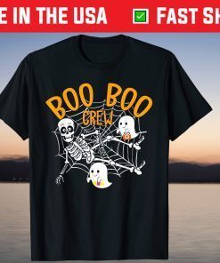 Spiderweb Boo Boo Crew Halloween Vibes Happy Halloween 2021 T-Shirt