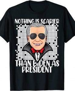 Spooky Halloween Scary Biden Vampire As President Unisex Shirt