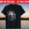 Spooky Happy Halloween Spider Web T-Shirt