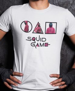 Squid Game Game Symbols Pink Guards Unisex Shirt