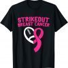 Strike Out Breast Cancer Awareness Pink Ribbon Football Classic Shirt
