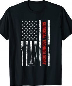 Surgical Technologist American Flag, surgical technologist Unisex Shirt