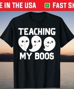 Teaching My Boos Ghost Halloween Teacher Costume T-Shirt