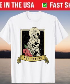 The Lovers Tarot Card Reading Witch Aesthetic Halloween Shirt