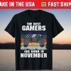 The best Gamers are born in November Video Gamer Birthday T-Shirt