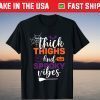 Thick Thighs & Spooky Vibes T-Shirt