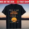 This Is My Human Costume I'M Really A Cat Pumkin Halloween T-Shirt