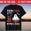 This Spook Can Be Bribed with a Book Halloween Ghost T-Shirt