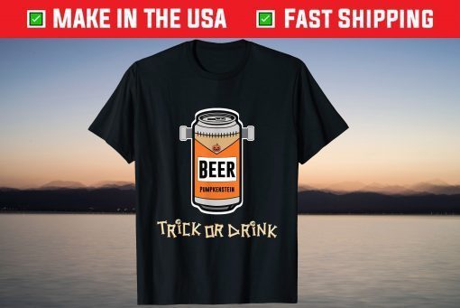 Trick Or Drink Pumpkin Beer Halloween Costume T-Shirt