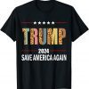 Trump 2024 Leopard Trump 2024 Election Save America Again Gift Shirt