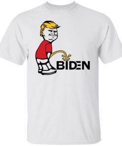 Trump pee Biden Unisex Shirt