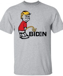 Trump pee Biden Unisex Shirt