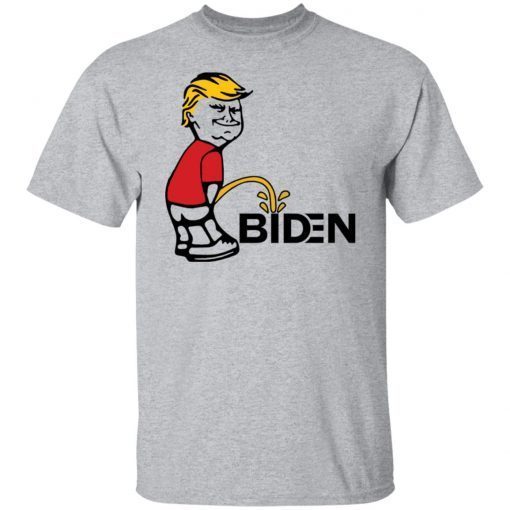 Trump pee Biden Unisex Shirt