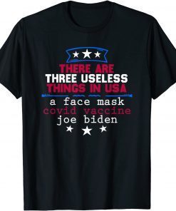 Useless Things Vaccine Biden Stars Grunge Distressed Unisex Shirt