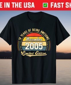 Vintage 16 Year Old 192 Months Limited Edition 16th Birthday Tee Shirt