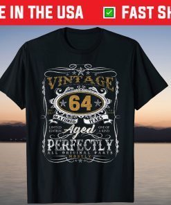 Vintage 1958 Limited Edition 64th Birthday 64 Year Old T-Shirt