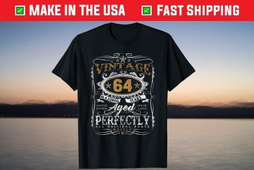 Vintage 1958 Limited Edition 64th Birthday 64 Year Old T-Shirt