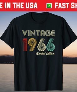 Vintage 1966 Limited Edition 56th Birthday 56 Year Old T-Shirt