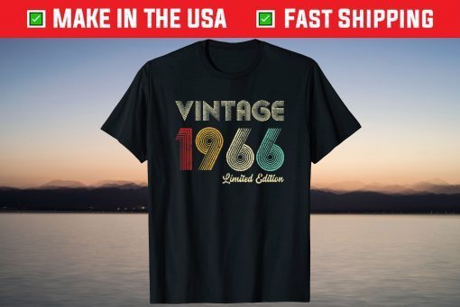 Vintage 1966 Limited Edition 56th Birthday 56 Year Old T-Shirt