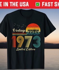 Vintage 1973 Limited Edition 49 Years Old Shirt