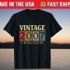 Vintage 2007 Limited Edition 15th Birthday 15 Years Old T-Shirt