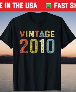 Vintage 2010 11Th Birthday 11 Years Old T-Shirt