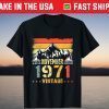 Vintage Awesome November 1971 50Th Birthday 50 Year Old T-Shirt