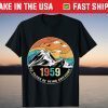 Vintage Born in 1959 62 Years of Being Awesome 62th Birthday T-Shirt