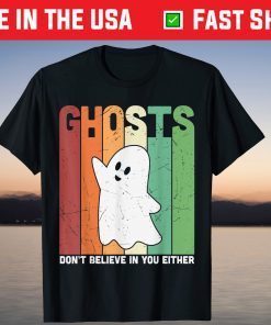 Vintage Ghost Lover Halloween Costume T-Shirt