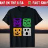 Vintage Halloween Ghosts Pumpkin T-Shirt