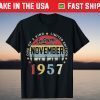 Vintage November 1957 64th Birthday 64 Years Old T-Shirt