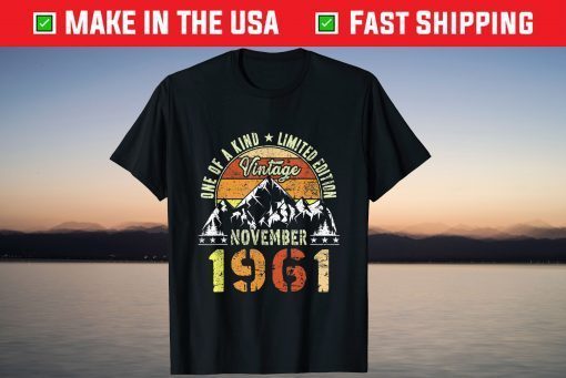 Vintage One Of A Kind Limited Edition November 1961 T-Shirt