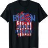 Biden Blood On His Hands Usa Flag Unisex Shirt