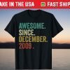 12 Years Old Awesome Since December 2009 12th Birthday T-Shirt