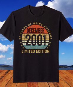 20 Years December 2001 Limited Edition 20th Birthday T-Shirt