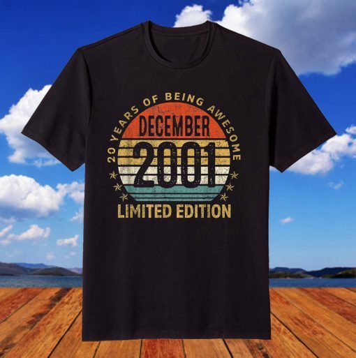 20 Years December 2001 Limited Edition 20th Birthday T-Shirt