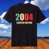 2004 Limited Edition 18 Years Birthday T-Shirt