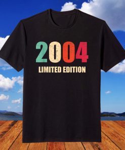 2004 Limited Edition 18 Years Birthday T-Shirt