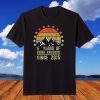 2015 Vintage 6th Birthday 6 Years Old Tee Shirt