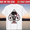 Ace of Spades with Skull Halloween T-Shirt
